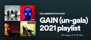 GAIN Un-Gala 2021 Playlist